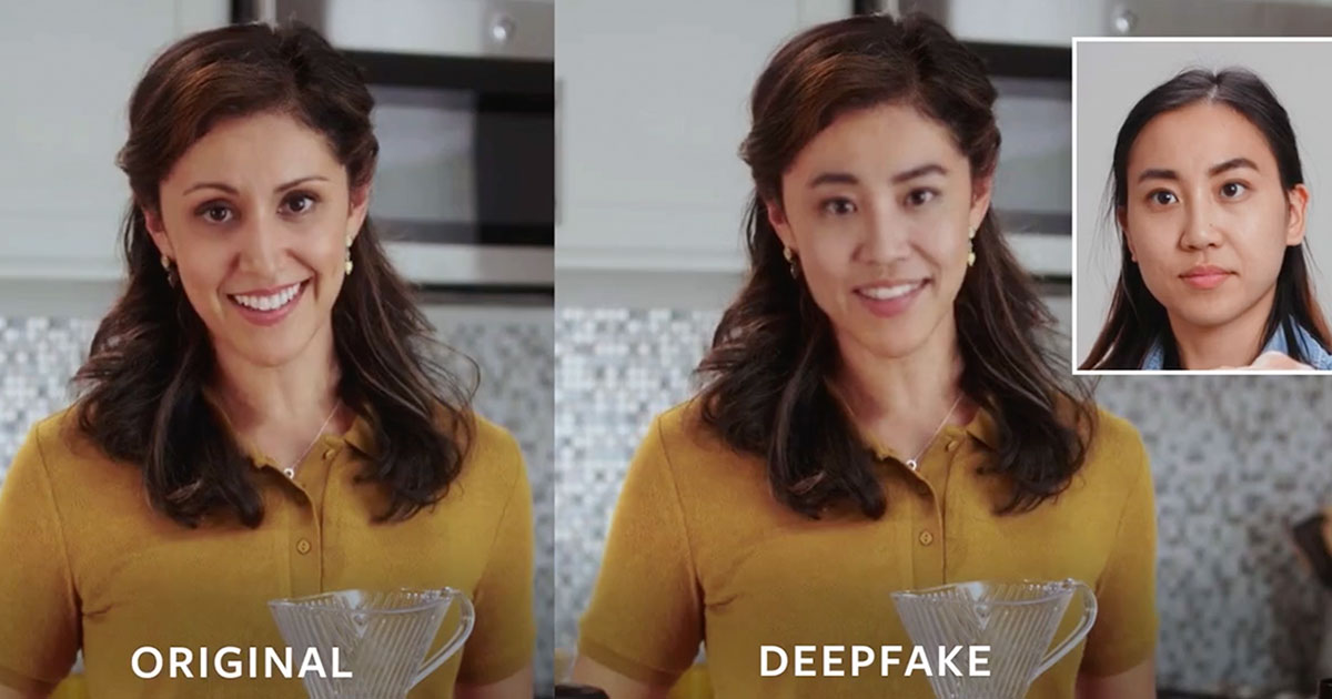 A simple deepfake example